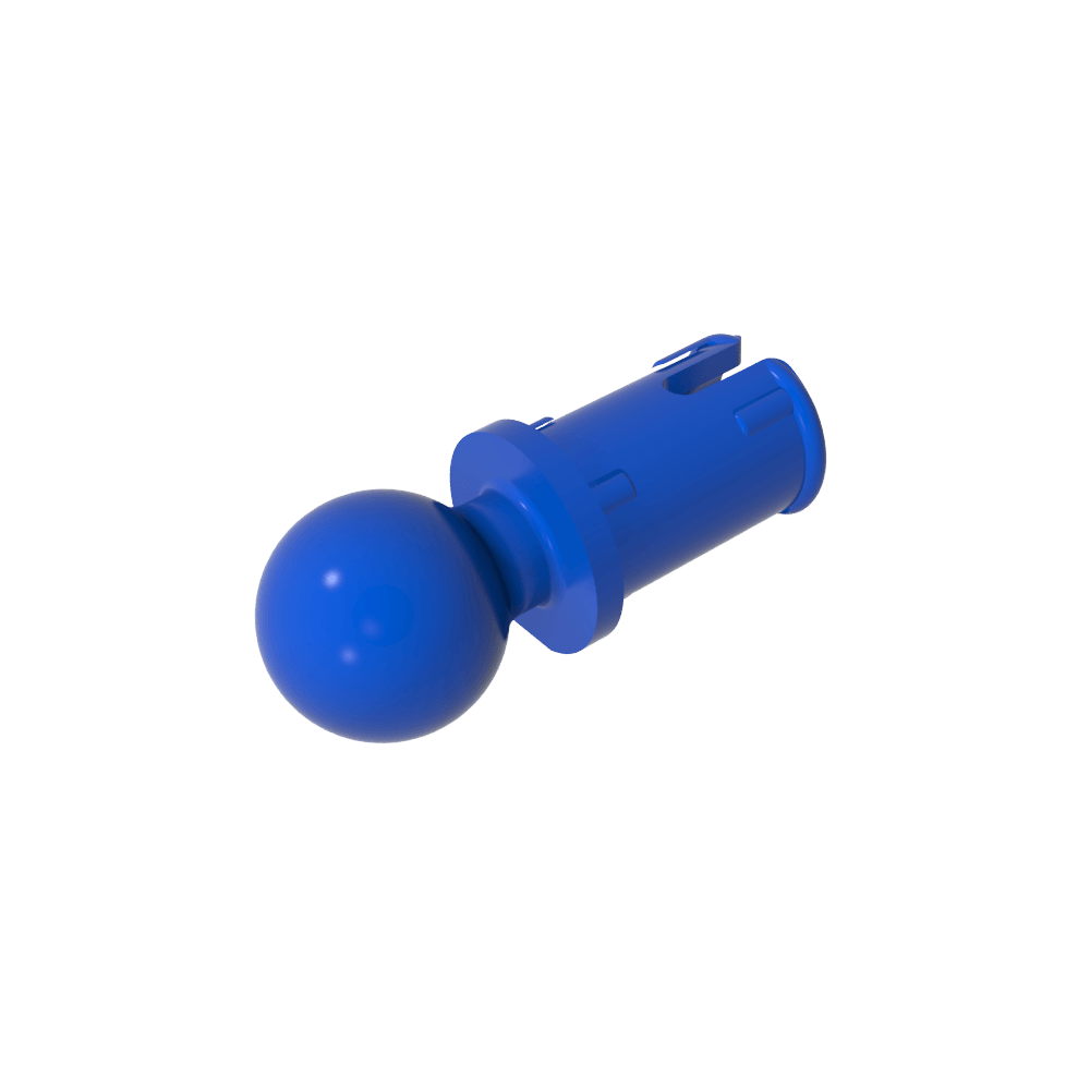 Axe Technic avec rainures de friction longitudinales et boule de remorquage-MyGobricksFr