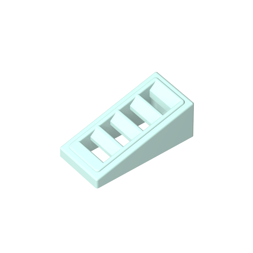 Pente 18° 2 x 1 x 2/3 avec 4 fentes-MyGobricksFr