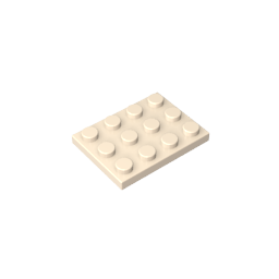 Assiette 3 x 4-MyGobricksFr