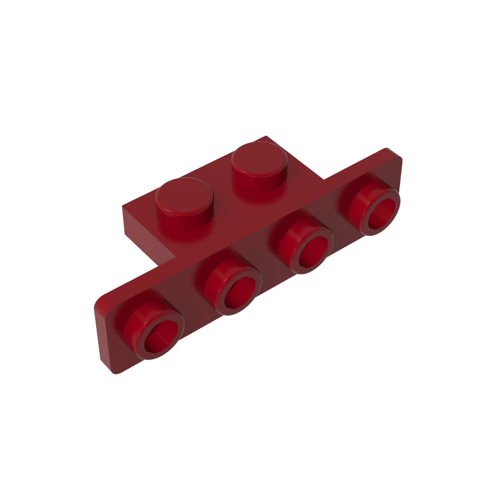 Support 1 x 2 - 1 x 4 [Coins arrondis]-MyGobricksFr