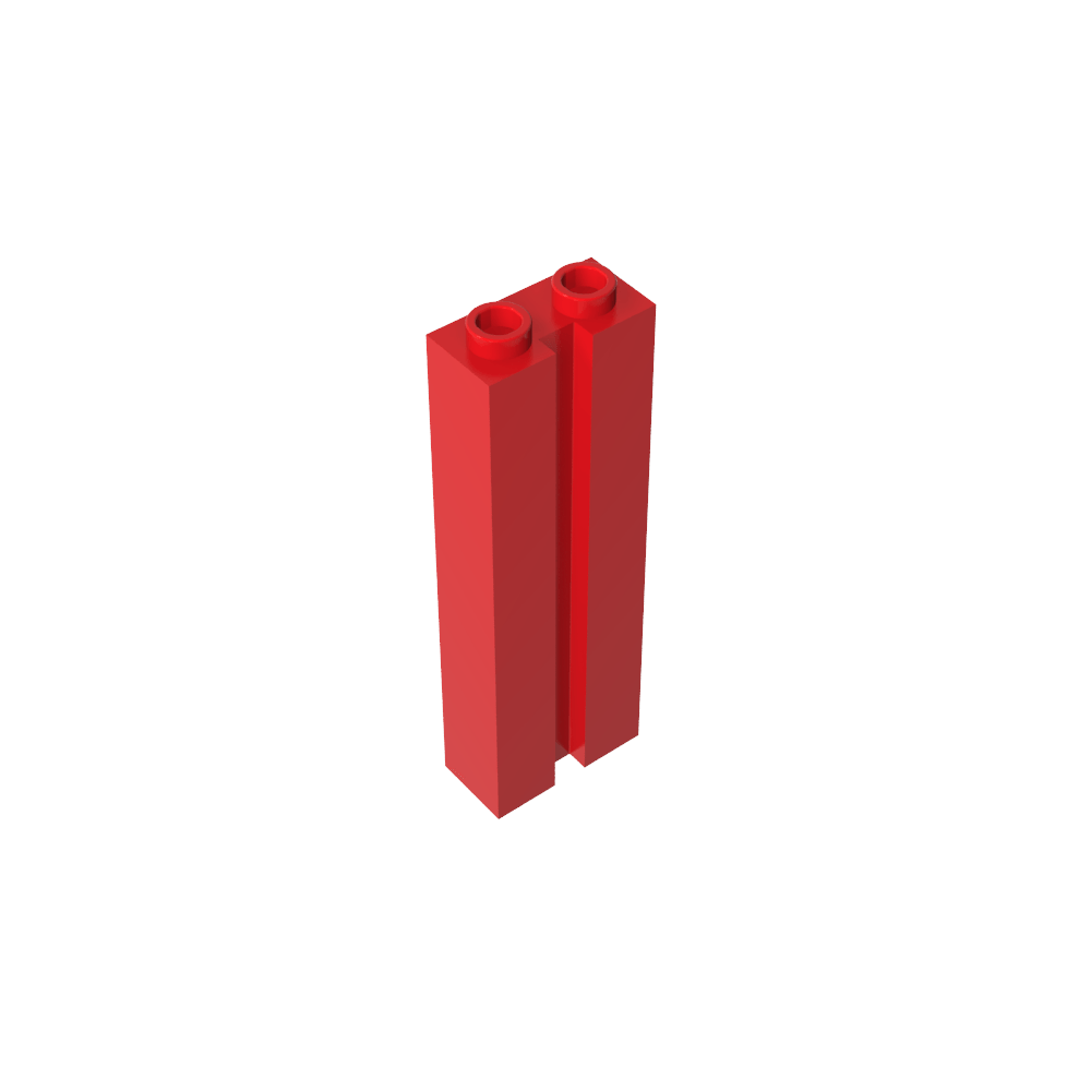 Brique spéciale 1 x 2 x 5 avec rainure-MyGobricksFr