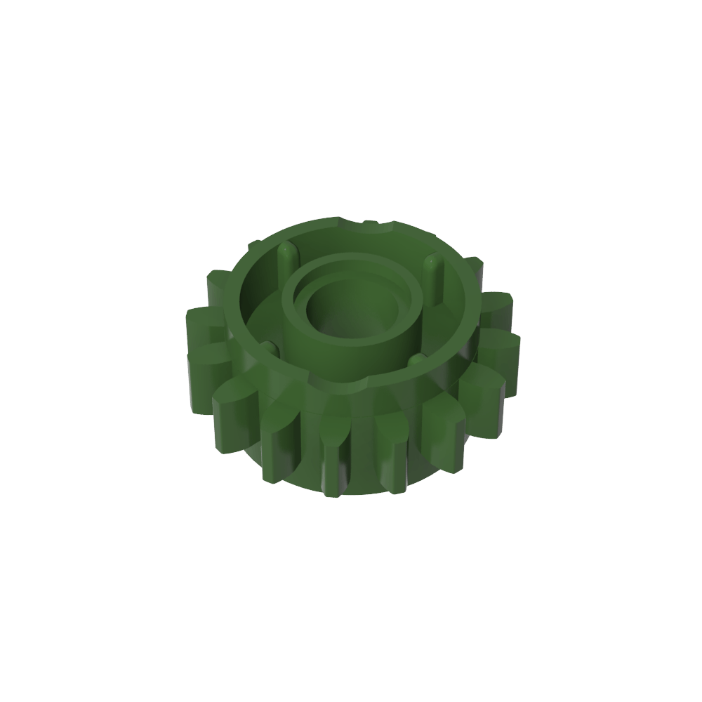 Engrenage Technic 16 dents avec embrayage des deux côtés-MyGobricksFr