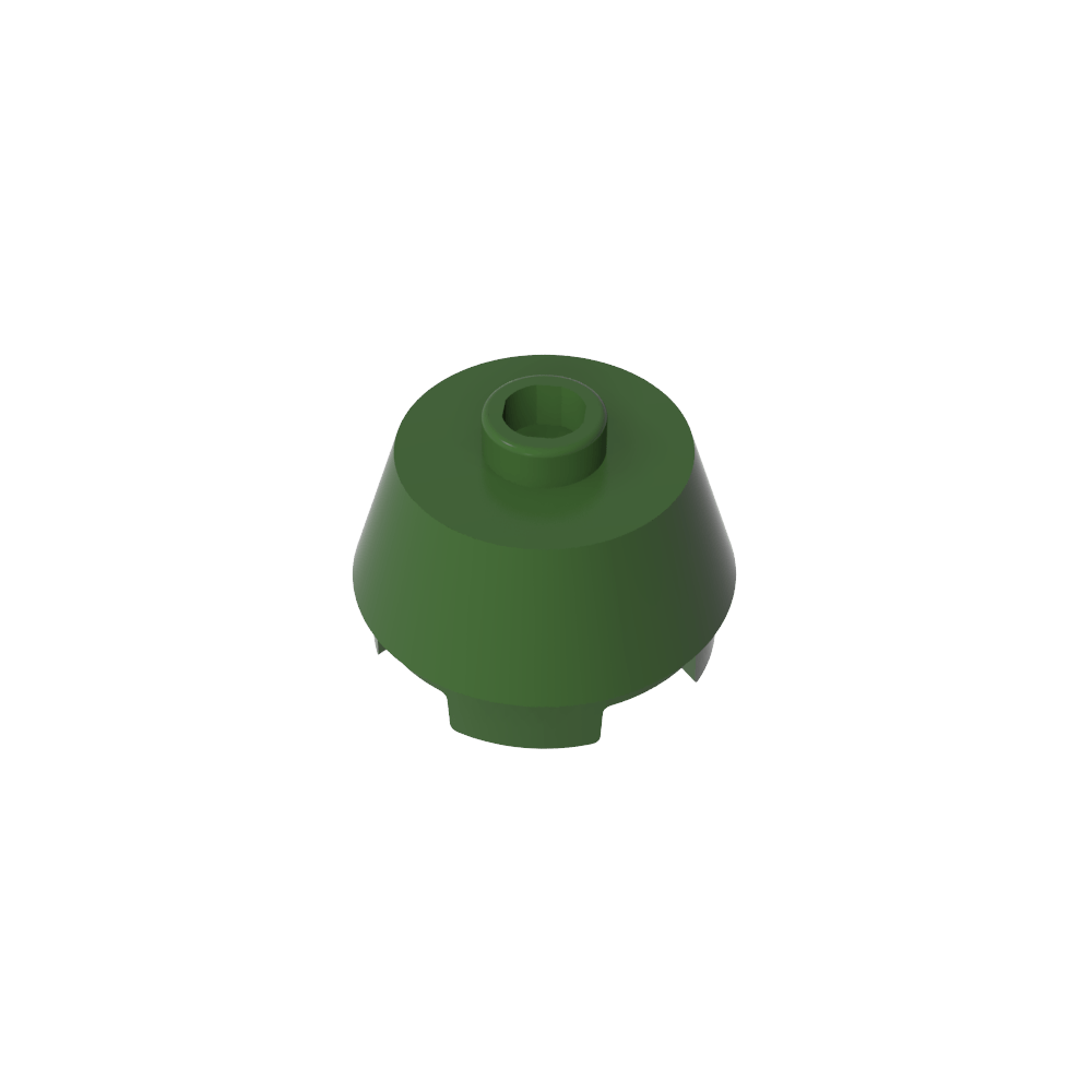 Brique ronde 2 x 2 Cône tronqué-MyGobricksFr