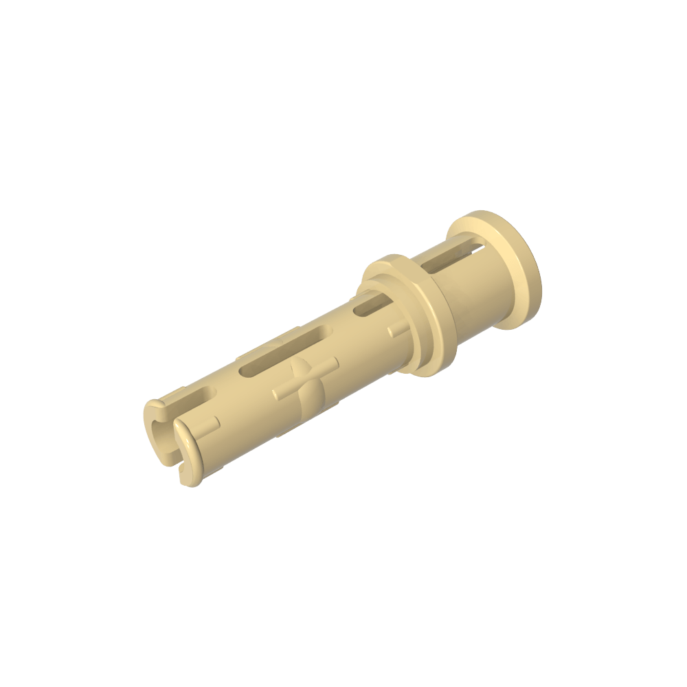 Axe Technic long avec crêtes de friction longitudinales et bague d'arrêt [crête près du bord]-MyGobricksFr