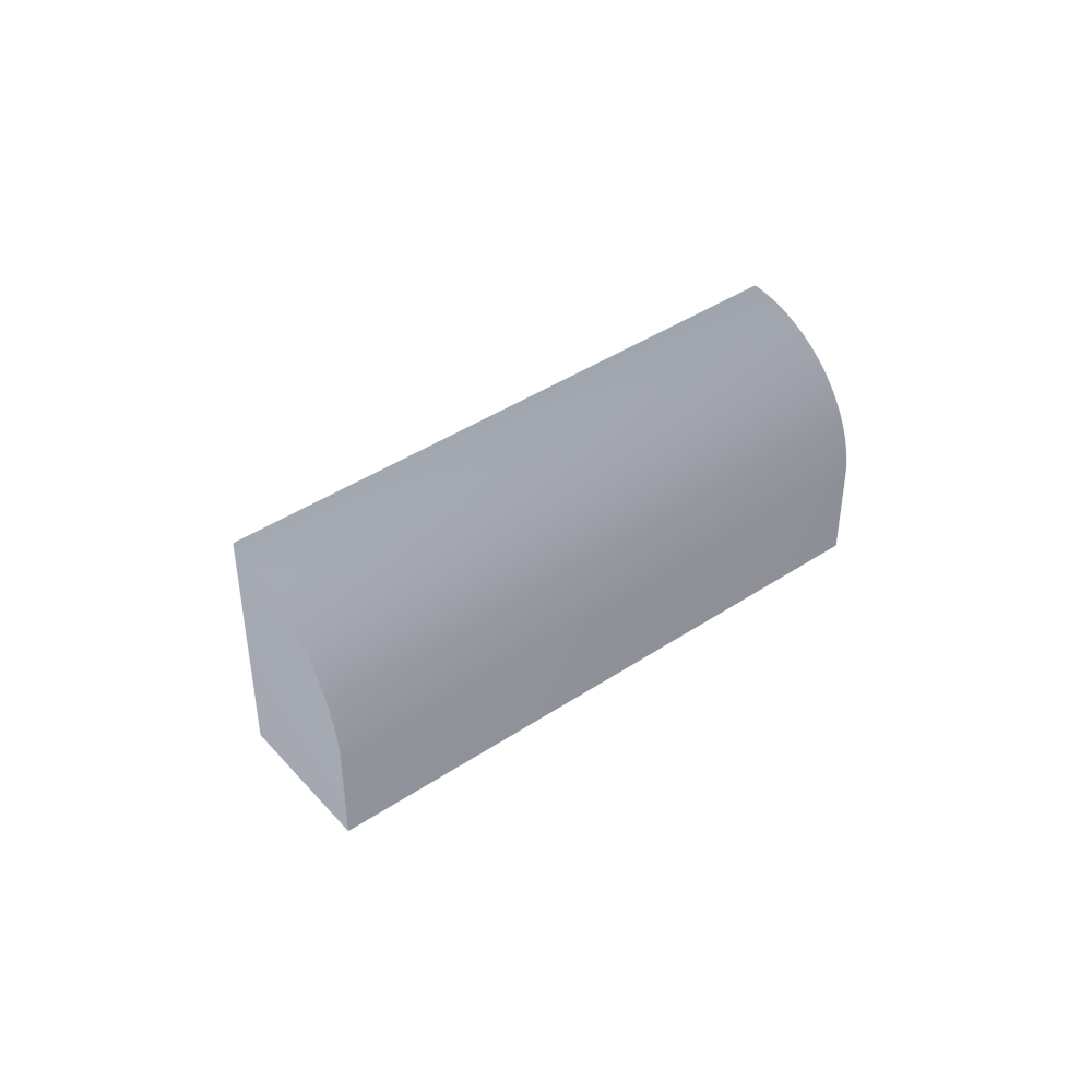 Brique courbe 1 x 4 x 1 1/3 sans montants, dessus incurvé-MyGobricksFr