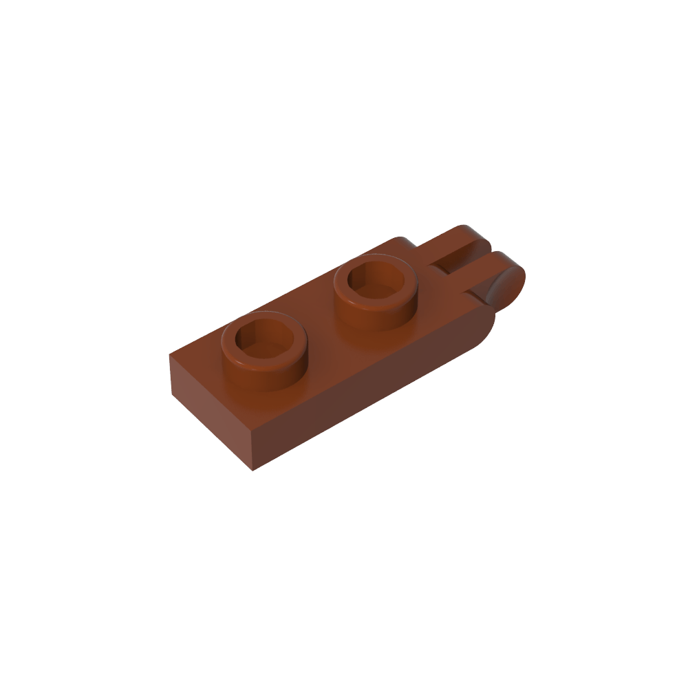 Plaque de charnière 1 x 2 avec 2 doigts et goujons creux-MyGobricksFr
