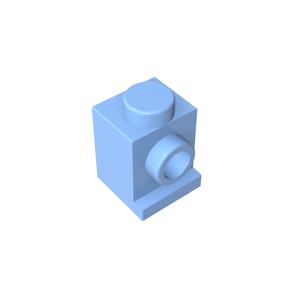 Brique spéciale 1 x 1 avec phare et sans fente-MyGobricksFr