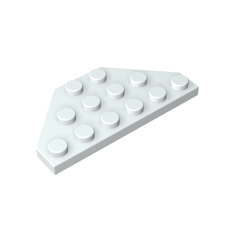 Plaque en coin 3 x 6 Coins coupés-MyGobricksFr