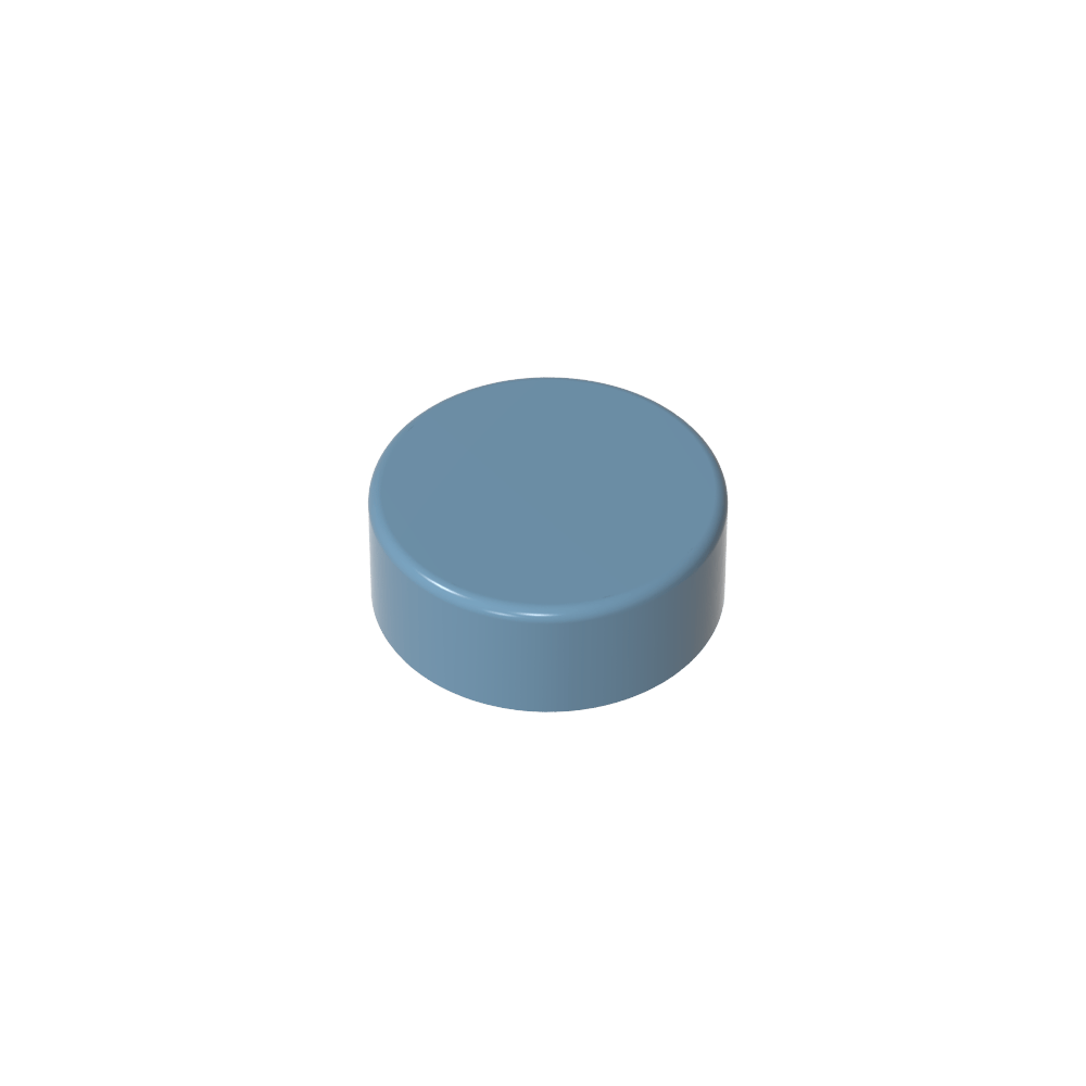 Tuile ronde 1 x 1-MyGobricksFr