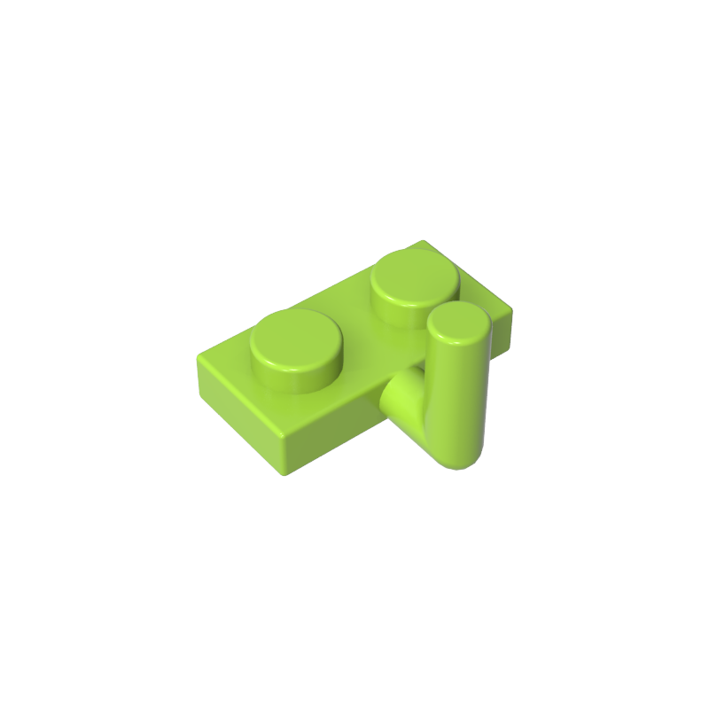 Plaque spéciale 1 x 2 avec bras relevé [Bras horizontal 6 mm]-MyGobricksFr