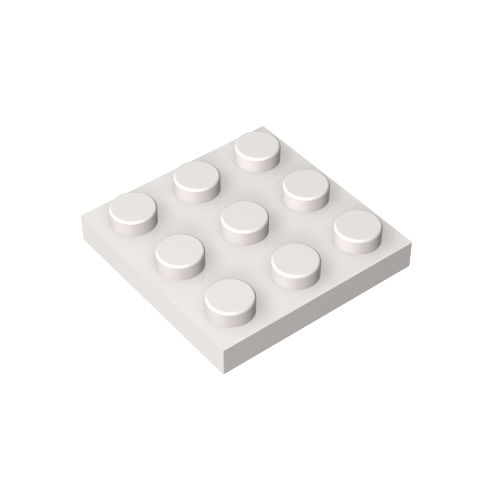 Assiette 3 x 3-MyGobricksFr