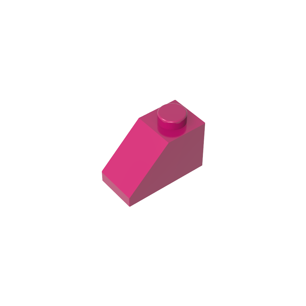Pente 45° 2 x 1 avec goupille inférieure-MyGobricksFr