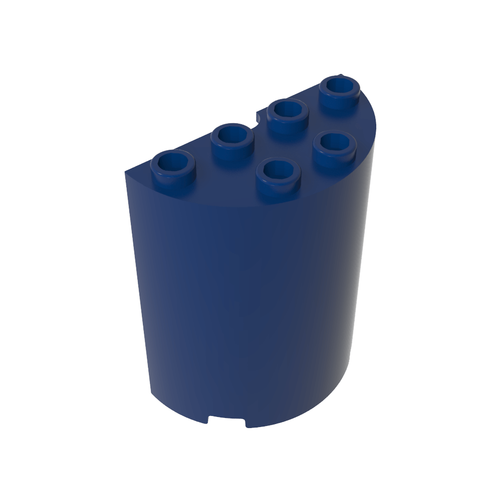 Demi-cylindre 2 x 4 x 4-MyGobricksFr