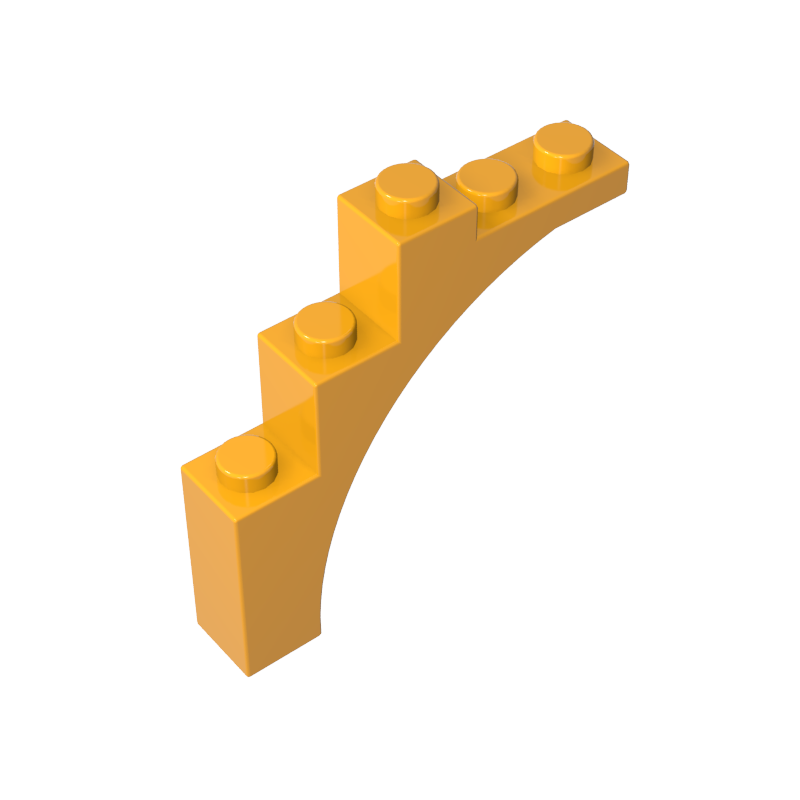 Brique courbée 1x5x4