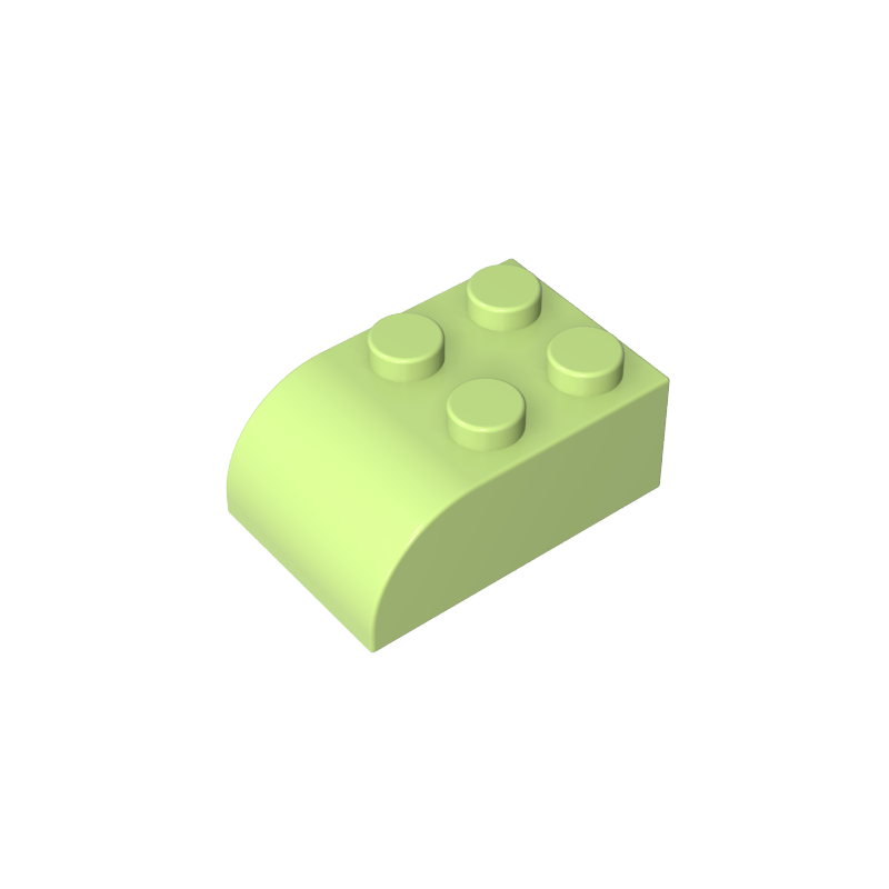 Brique À Surface Incurvée 2x3