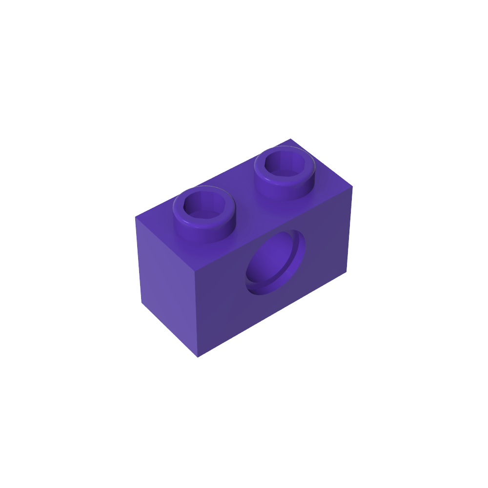 Brique technique 1 x 2 [1 trou]-MyGobricksFr