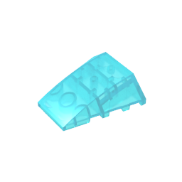 Coin incurvé 4 x 4 sans montants supérieurs-MyGobricksFr