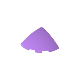 Brique d'angle arrondie, quart de cercle incurvé 3 x 3 x 1-MyGobricksFr