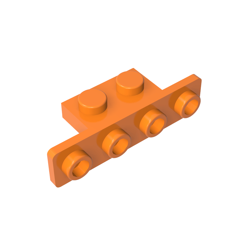 Support 1 x 2 - 1 x 4 [Coins arrondis]-MyGobricksFr