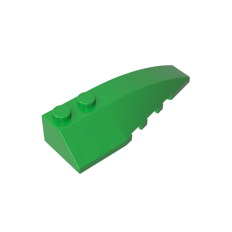 Coin incurvé 6 x 2 Droite-MyGobricksFr