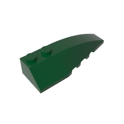 Coin incurvé 6 x 2 Droite-MyGobricksFr