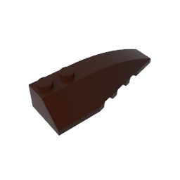 Coin incurvé 6 x 2 Droite-MyGobricksFr