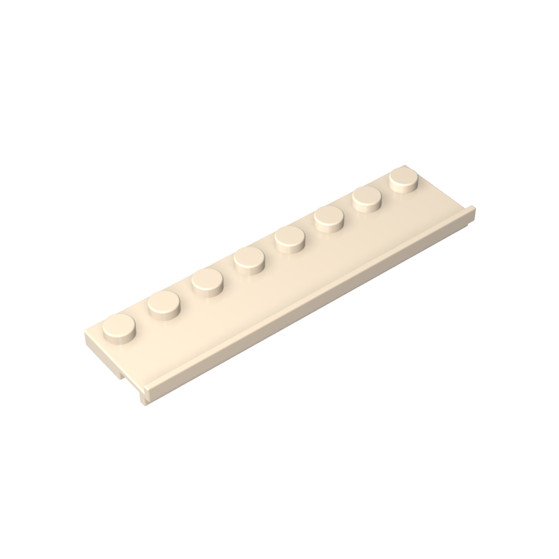 Plaque spéciale 2 x 8 avec rail de porte-MyGobricksFr