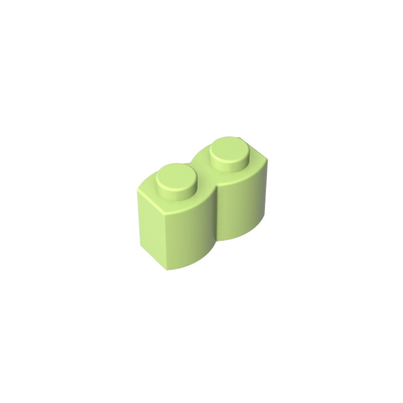 Brique spéciale 1 x 2 Palisade [alias Bûche]-MyGobricksFr