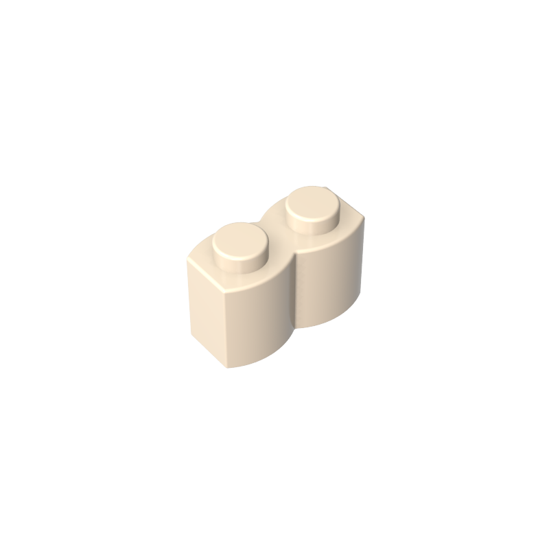 Brique spéciale 1 x 2 Palisade [alias Bûche]-MyGobricksFr