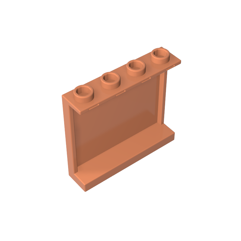 Panneau 1 x 4 x 3 [Supports latéraux / Goujons creux]-MyGobricksFr