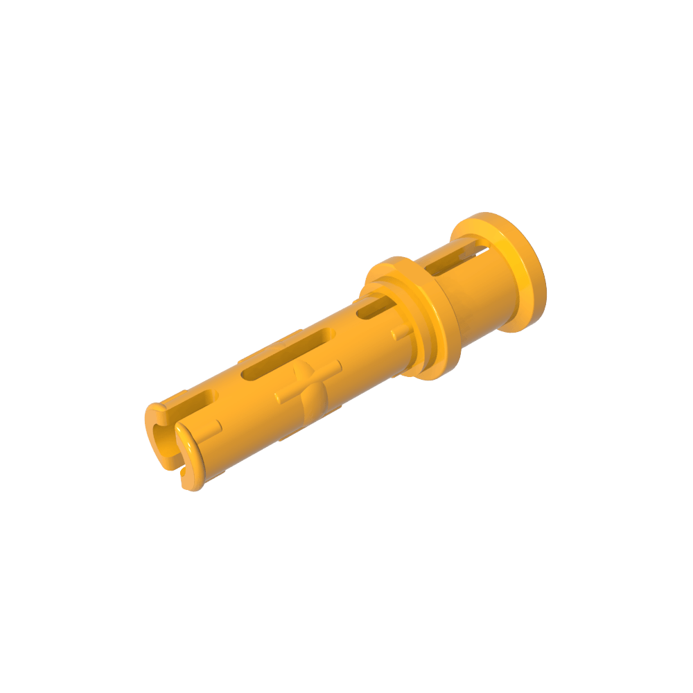 Axe Technic long avec crêtes de friction longitudinales et bague d'arrêt [crête près du bord]-MyGobricksFr
