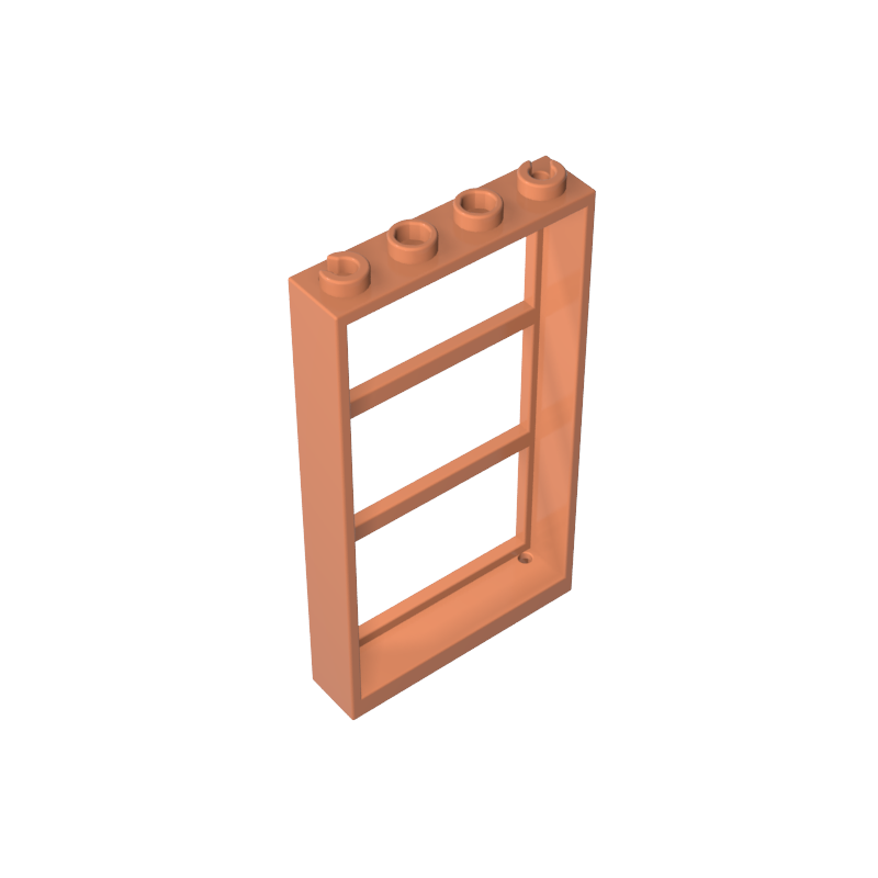 Cadre de fenêtre 1 x 4 x 6 avec 3 carreaux-MyGobricksFr