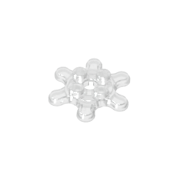 Plaque ronde 2 x 2 avec 6 dents d'engrenage / pétales de fleur-MyGobricksFr