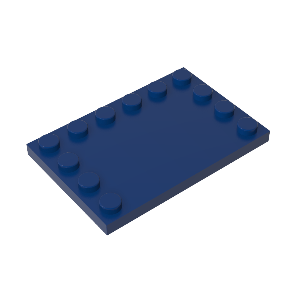 Plaque spéciale 4 x 6 avec goujons sur 3 bords-MyGobricksFr