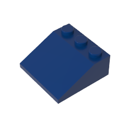 3x3 25° slope facing bricks