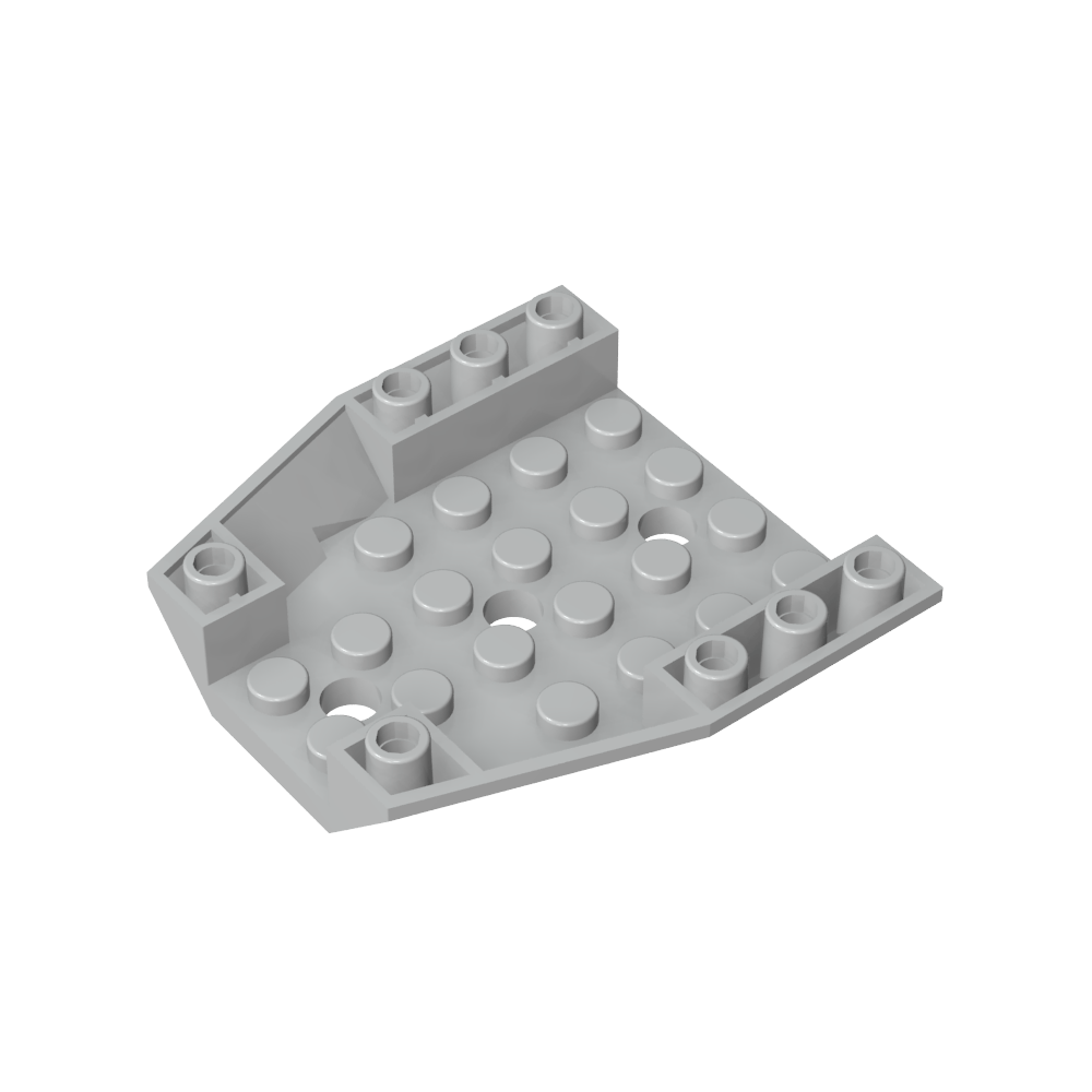 Coin incliné inversé 6 x 6 x 1 Triple-MyGobricksFr