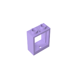Fenêtre 1 x 2 x 2 Façade plate-MyGobricksFr