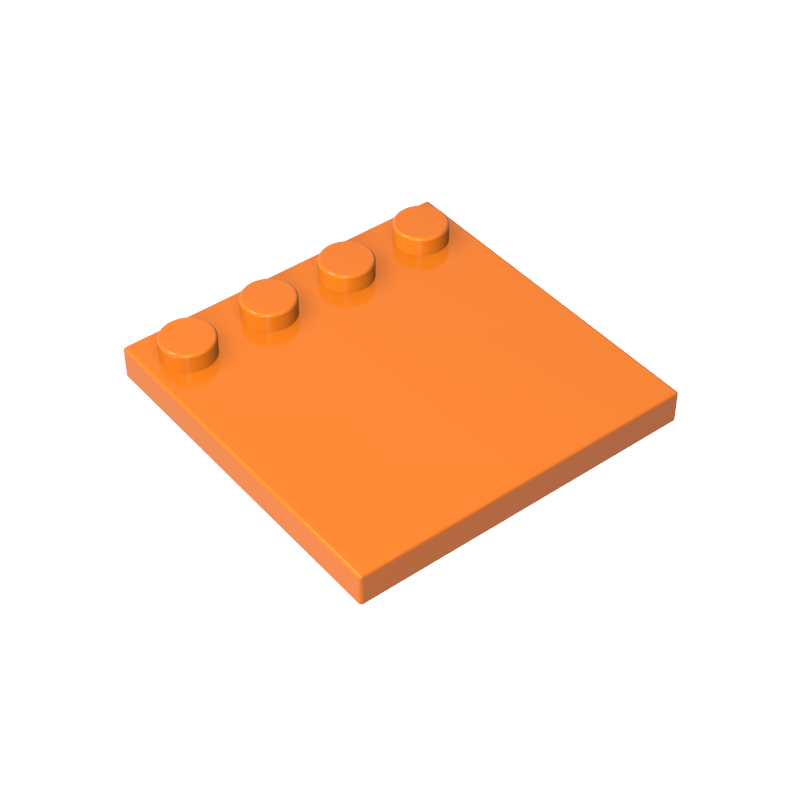 Plaques spéciales 4 x 4 avec goujons sur un bord [Lisse]-MyGobricksFr