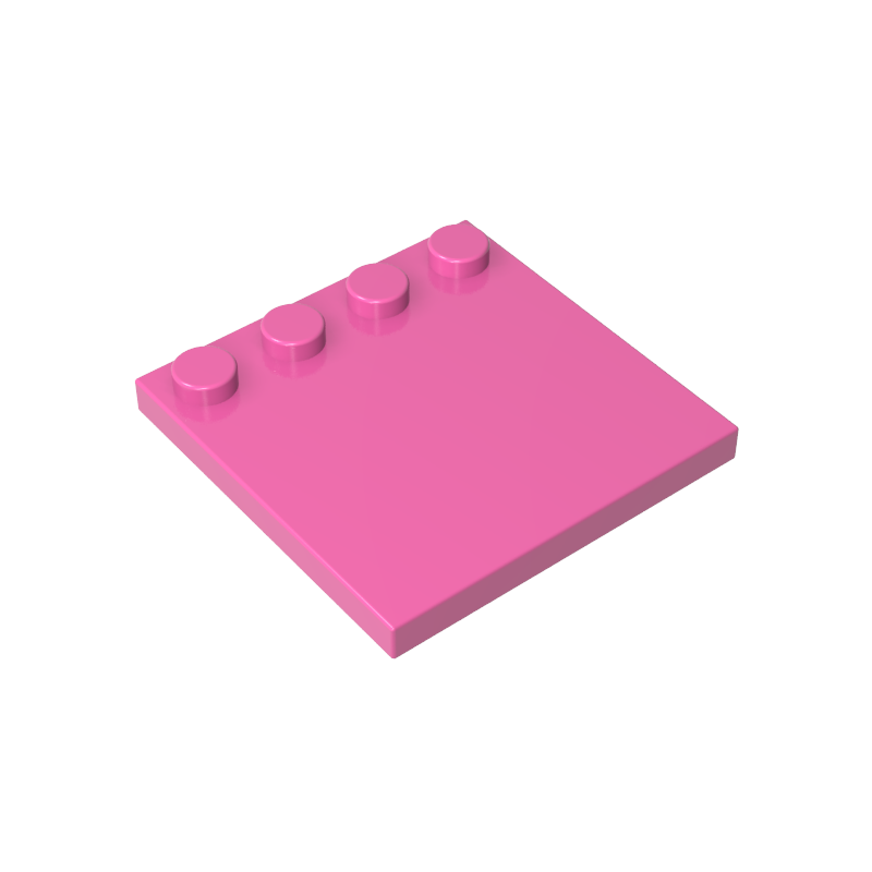 Plaques spéciales 4 x 4 avec goujons sur un bord [Lisse]-MyGobricksFr