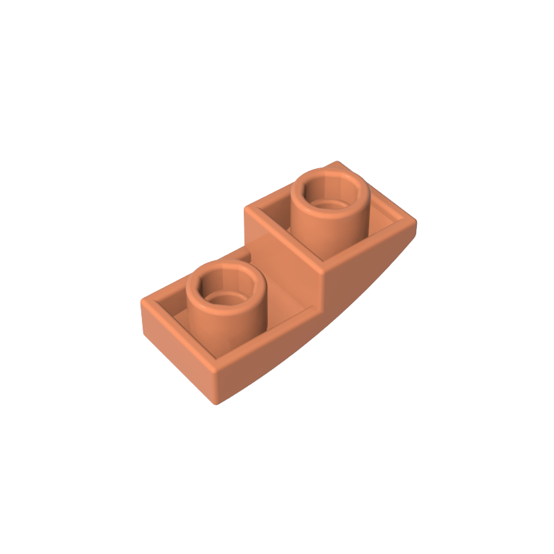 1x2 Reverse Curved Part