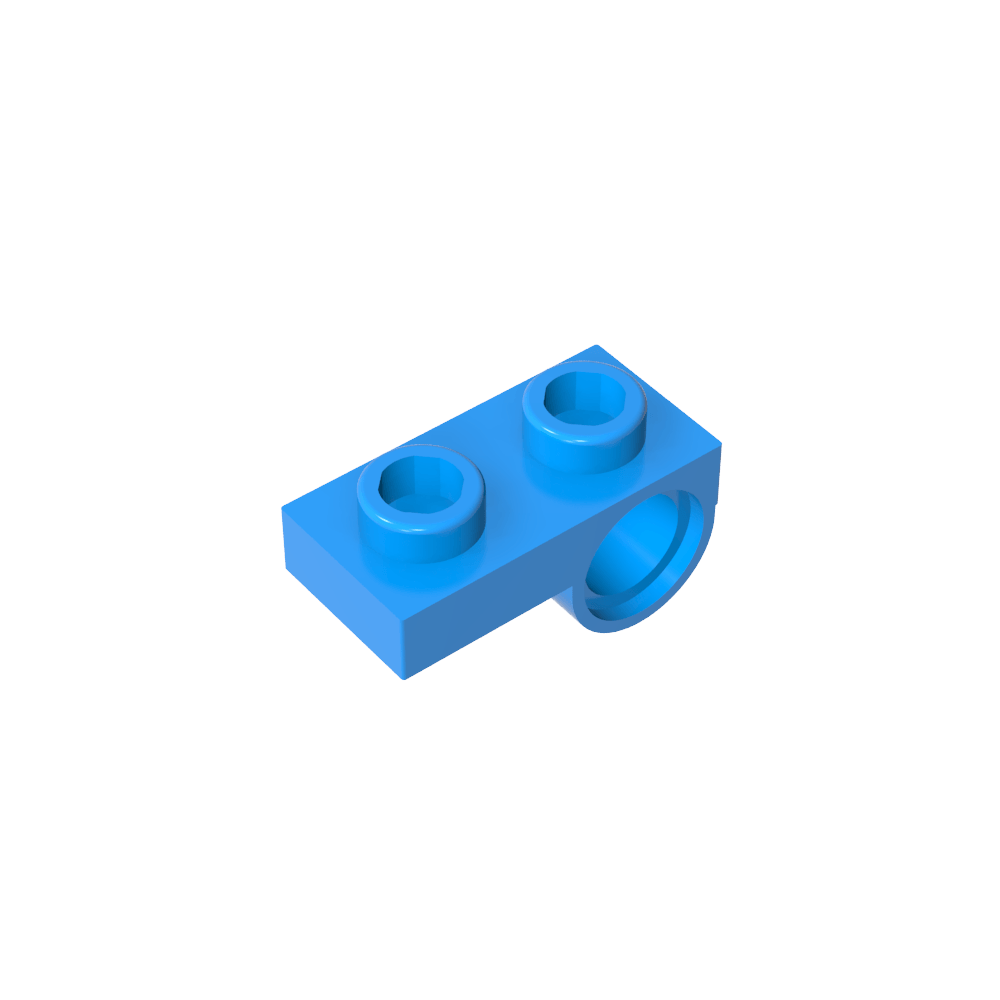 Plaque spéciale 1 x 2 avec trou pour goupille-MyGobricksFr