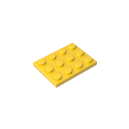 Assiette 3 x 4-MyGobricksFr