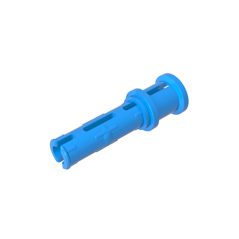 Axe Technic long avec crêtes de friction longitudinales et bague d'arrêt [crête près du bord]-MyGobricksFr