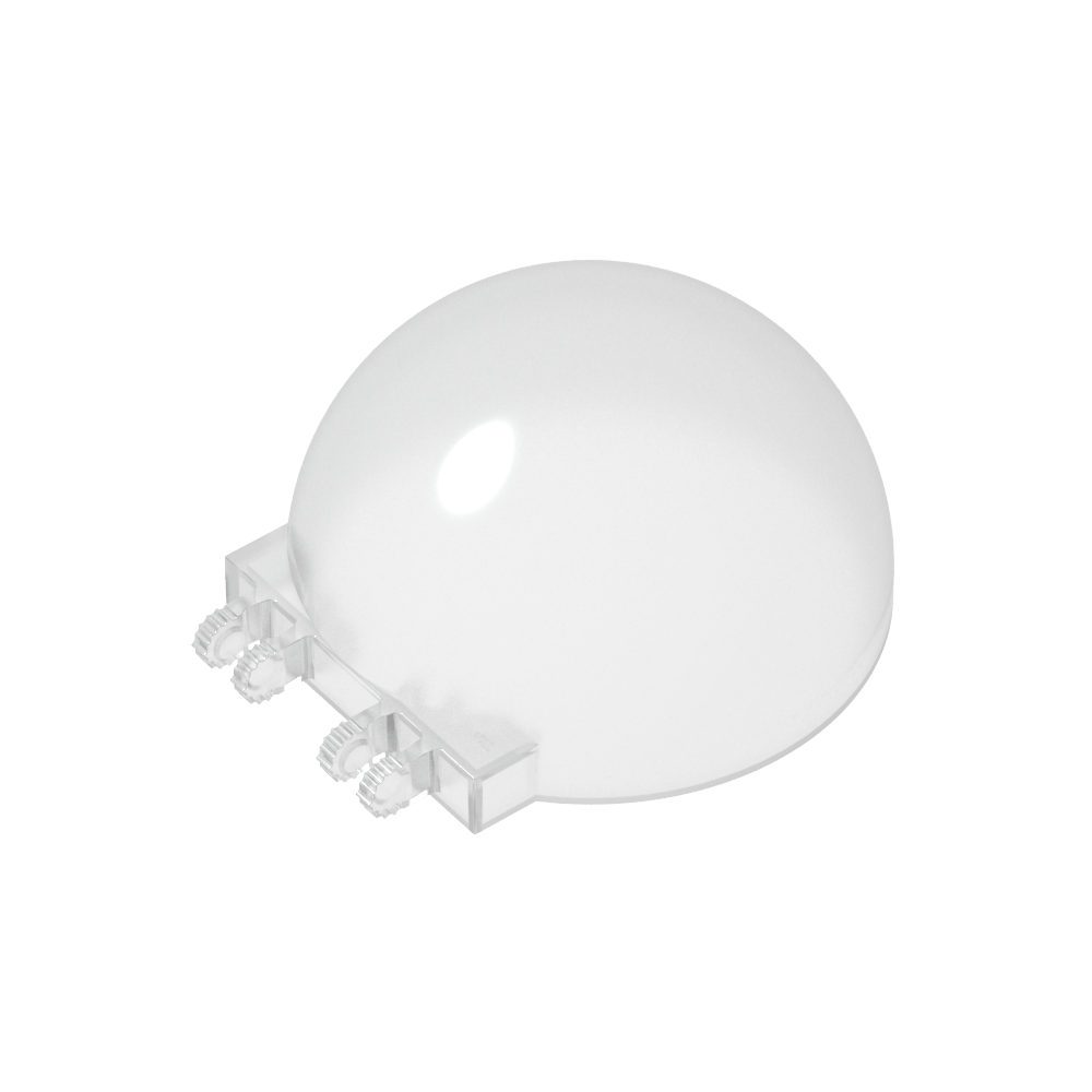 Pare-brise 6 x 6 x 3, demi-sphère avec double 2 doigts-MyGobricksFr