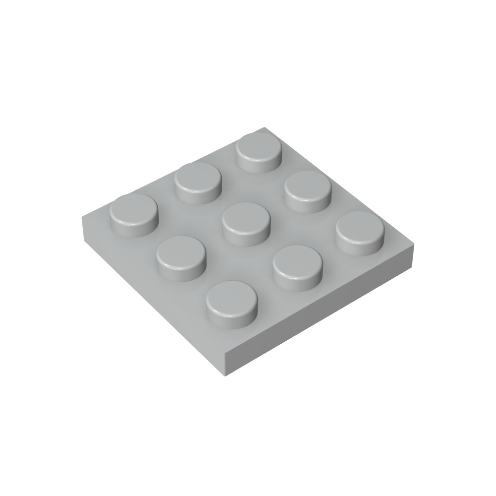 Assiette 3 x 3-MyGobricksFr