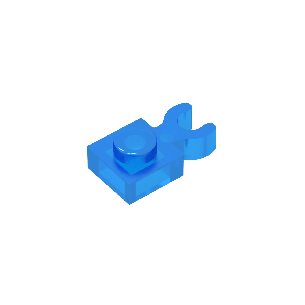 Plaque spéciale 1 x 1 avec clip vertical [Clip en U épais]-MyGobricksFr