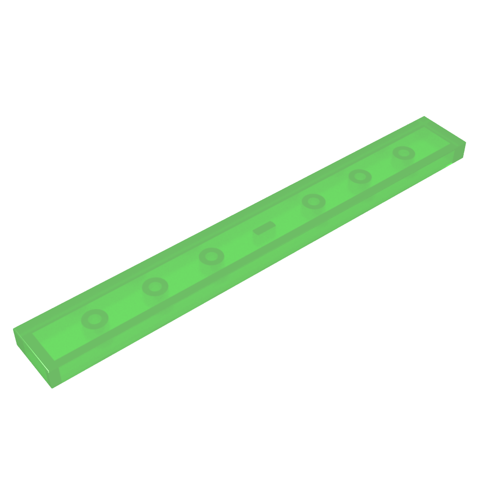 Carreau 1 x 8 avec rainure-MyGobricksFr