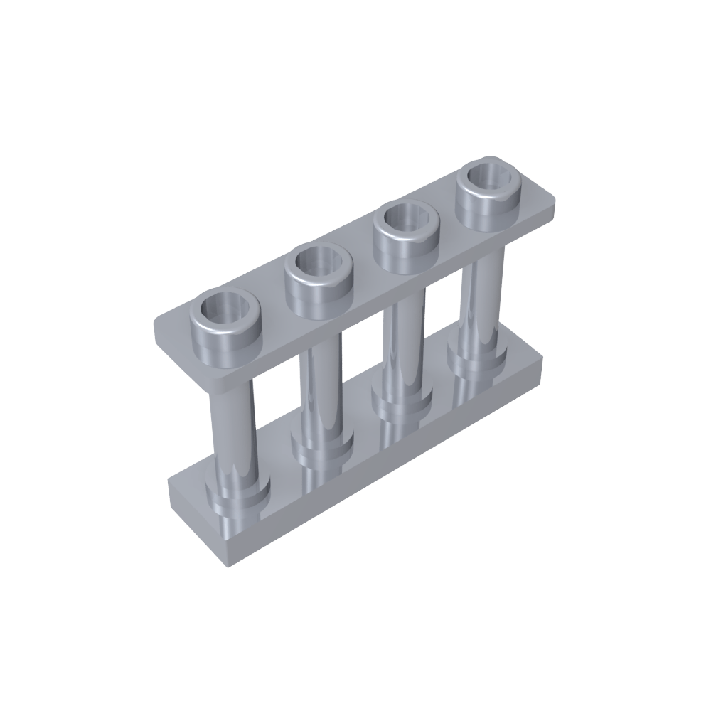 Clôture à fuseaux 1 x 4 x 2 [4 montants supérieurs]-MyGobricksFr