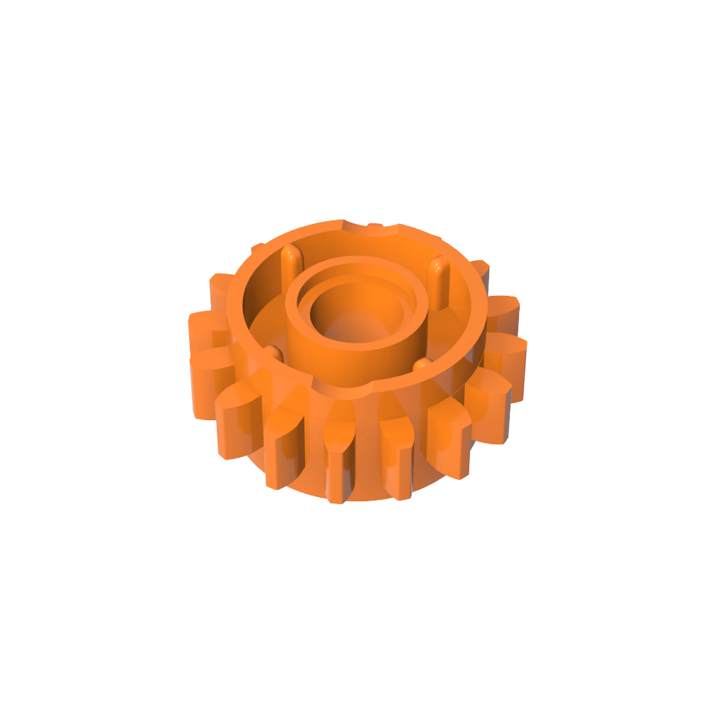 Engrenage Technic 16 dents avec embrayage des deux côtés-MyGobricksFr
