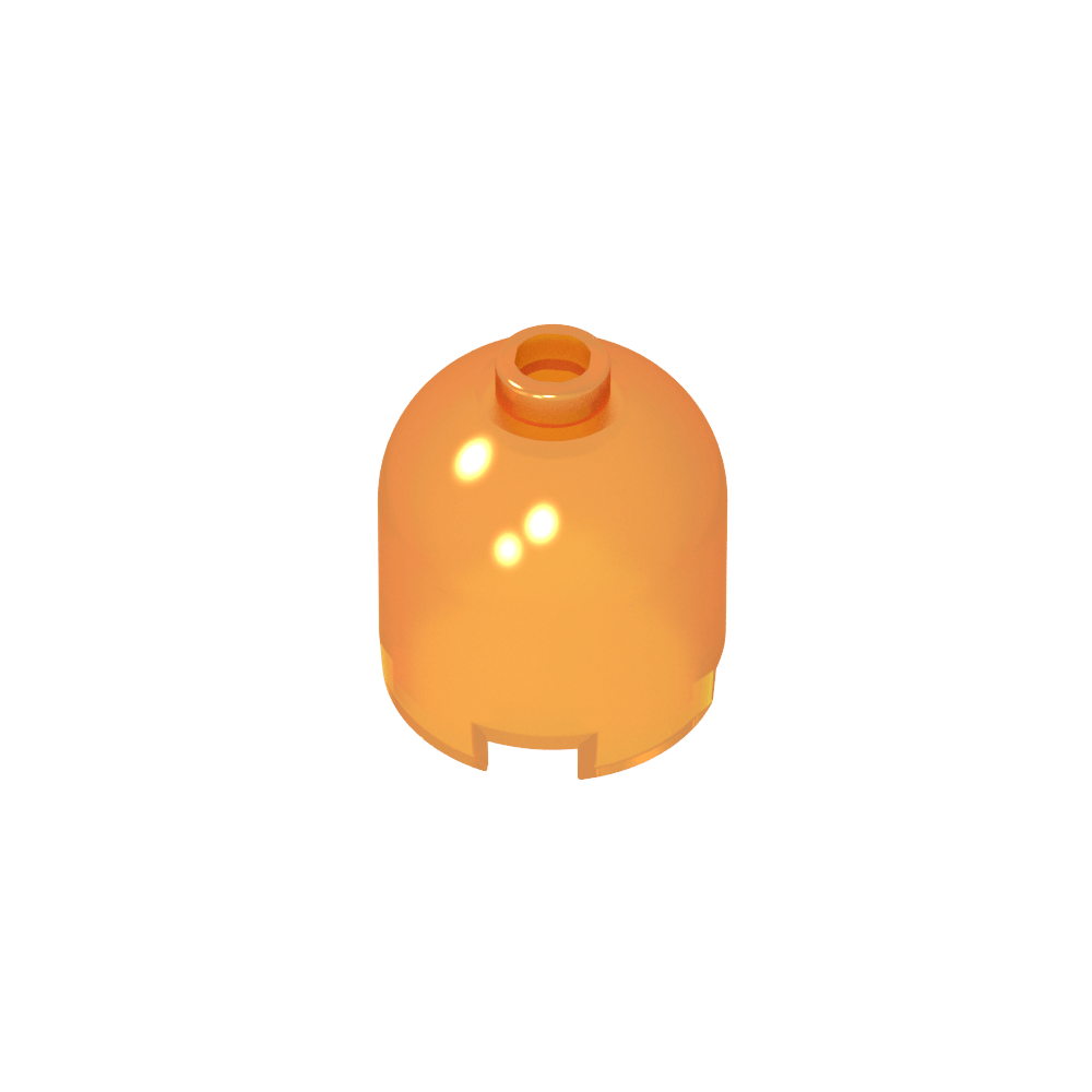 Brique ronde 2 x 2 x 1 2/3 Dôme [Taille indéterminée]-MyGobricksFr